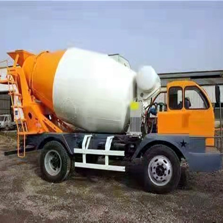 工地 工程用搅拌车 混凝土搅拌车3方 自上料四不像搅拌车