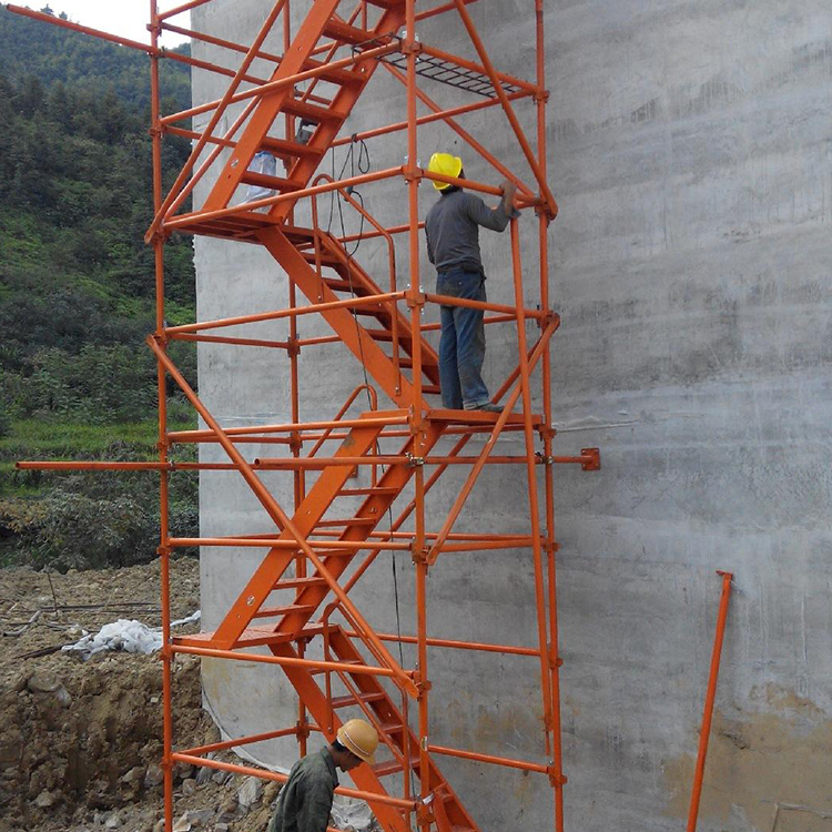 利科建筑出售 桥梁墩柱施工安全爬梯 施工建筑安全爬梯 之字型安全爬梯 质量放心