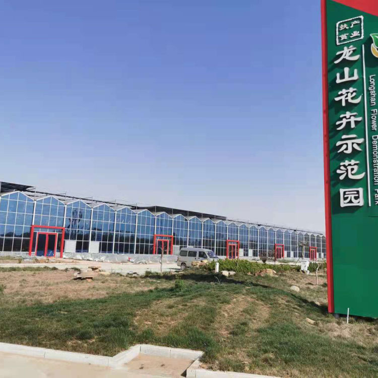 玻璃温室造价 中弘承建玻璃温室 透光率好