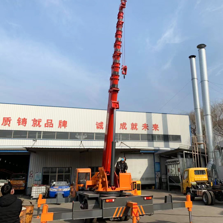 6吨8吨后驱自卸随车吊 农用矿用四不像随车吊 厂家自制吊车