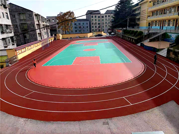 混合型塑胶跑道直销商—川粤体育，主营运动场地材料