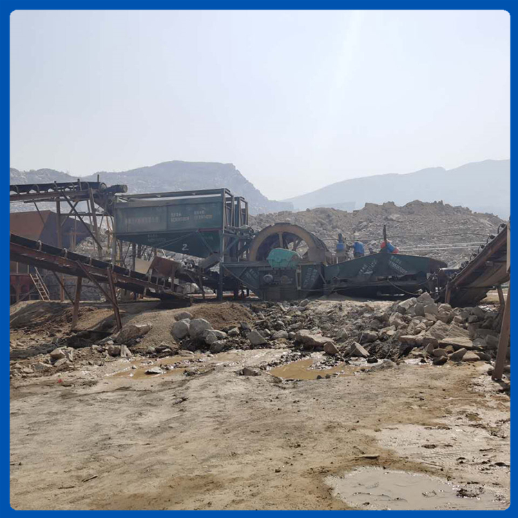 青州轮式洗沙机 工地专用 轮式洗沙机定制