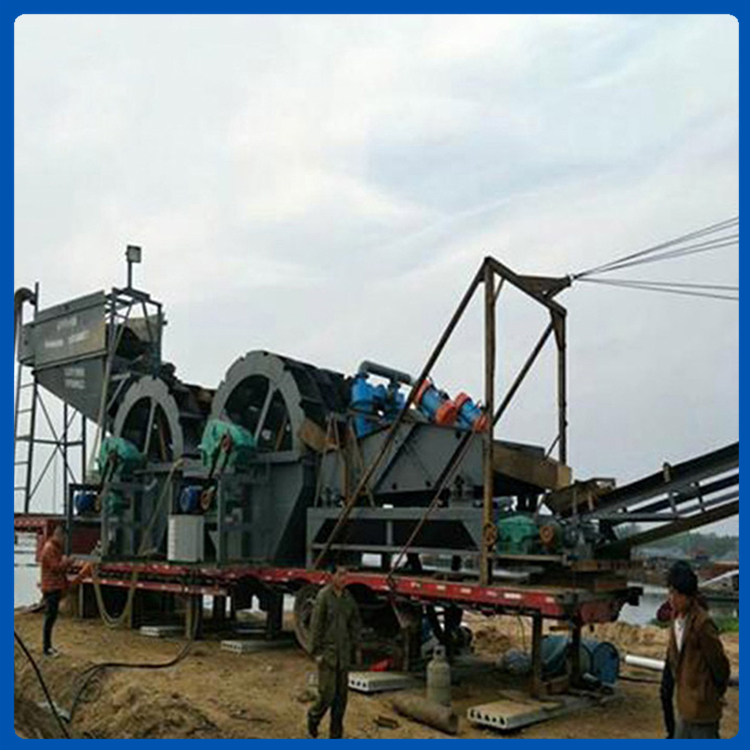 移动洗沙机 移动洗沙机厂家 洗砂设备 沙场用