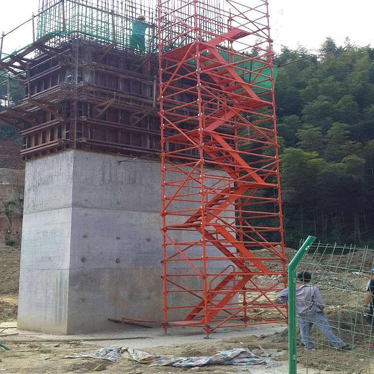利科建筑器材 建筑安全爬梯 桥梁施工安全爬梯 香蕉式安全爬梯 规格多样