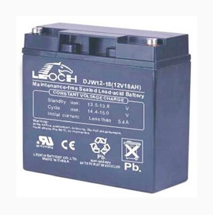 LEOCH理士蓄电池DJW12-18 12V18AH直流屏UPS应急电源备用电瓶 消防控制器 门禁