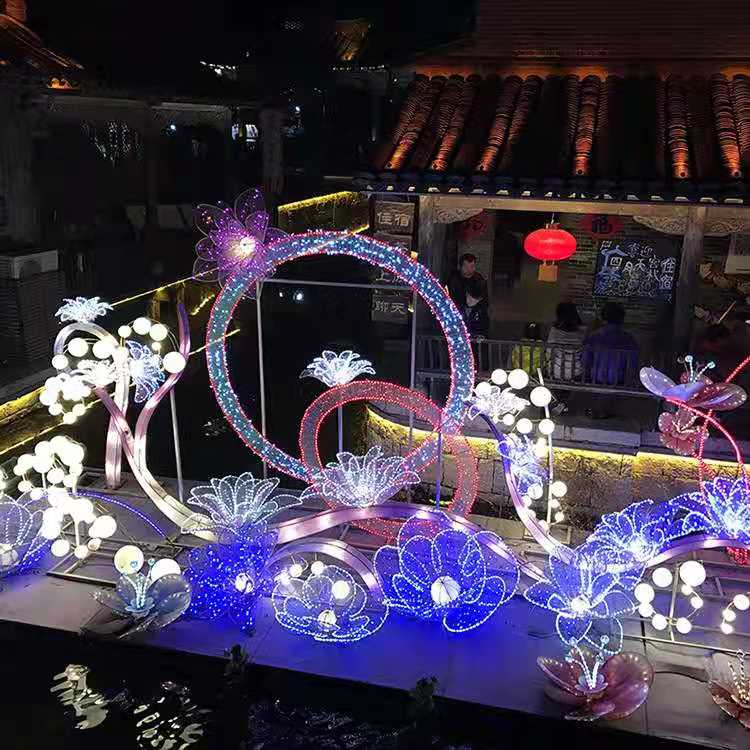 厂家定制新年春节美陈 广场创意布置春节美陈摆件装饰