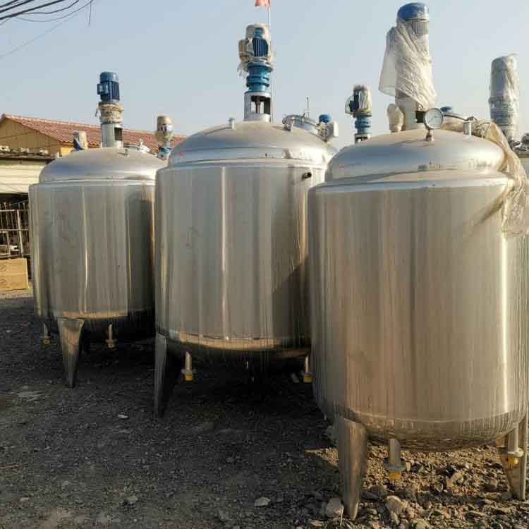 10立方化工储罐 不锈钢双层电加热搅拌罐 俊宏 化工用