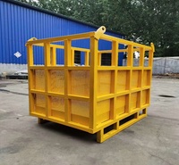 隆森定做各种型号吊车用篮筐 叉车专用高空作业吊框 支持来图定制