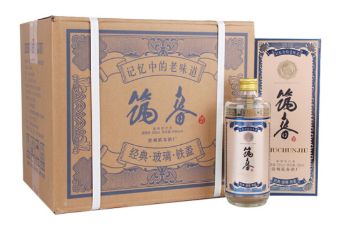 筑春 贵州筑春酒 贵州老三春系列 酱香型白酒 53度 经典玻璃铁盖 500ml
