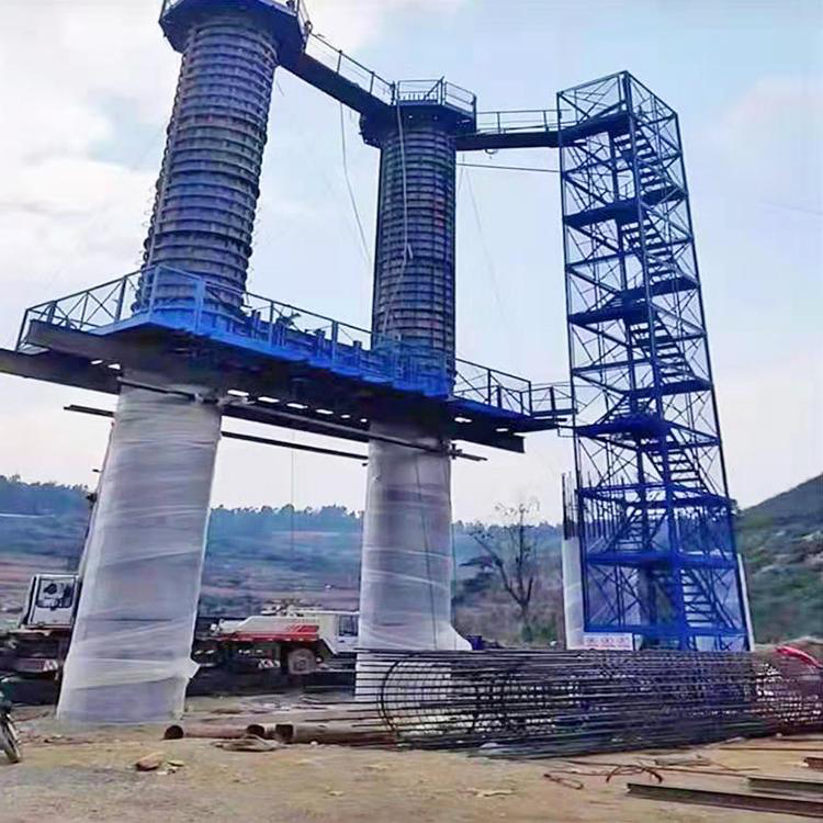 永邦   浙江    建筑施工操作平台   桥墩矩形作业平台  盖梁施工安全墩柱平台