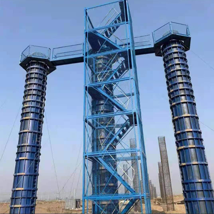 永邦    海南   建筑施工爬梯连接墩柱平台   隧道施工平台    桥墩矩形作业平台