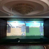 杭州模拟高尔夫高清室内模拟球场安装调试
