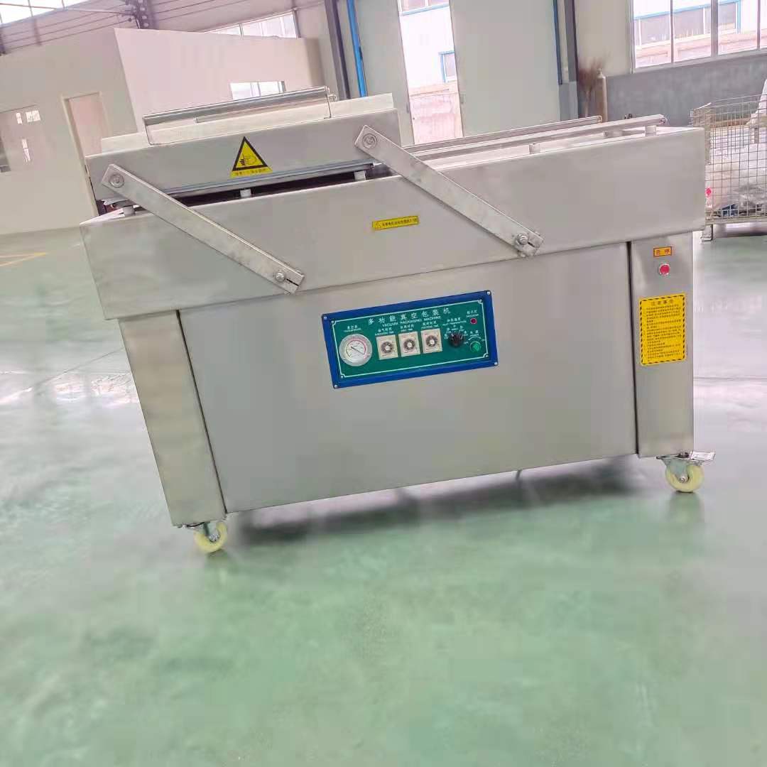 厂家供应肉制品双室真空包装机山东赛扬摆盖600型品质保证