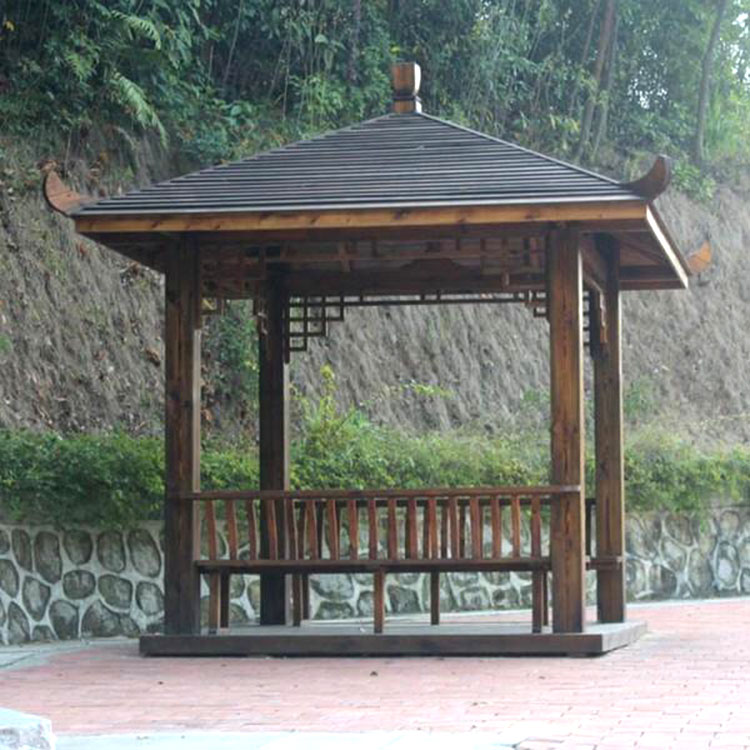 防腐木凉亭供应 六角防腐木凉亭 精选厂家 欢迎咨询