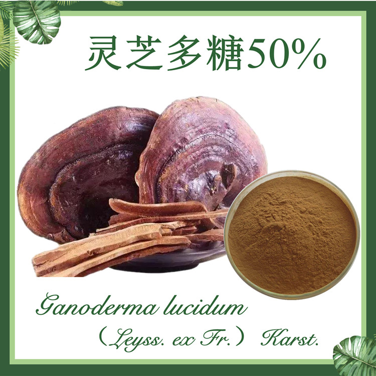 供应：灵芝多糖50% 红芝多糖 灵芝提取物