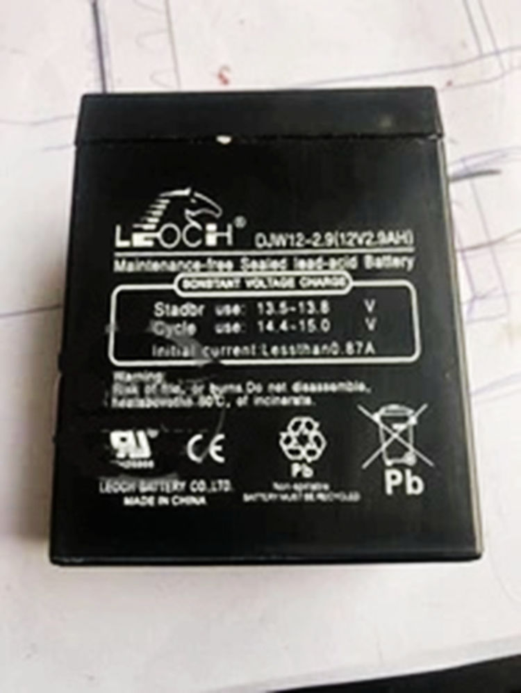 LEOCH理士 DJW12-2.9 12V2.9AH消防报警器 大型称重机 信号塔 UPS内置电池 