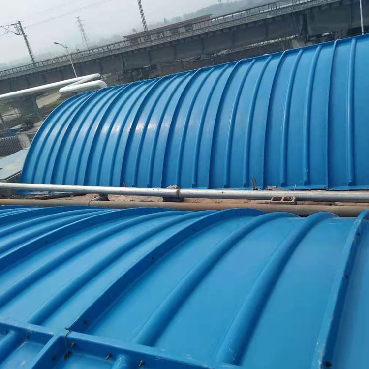 玻璃钢盖板污水池密封除臭盖板 玻璃钢密封盖板