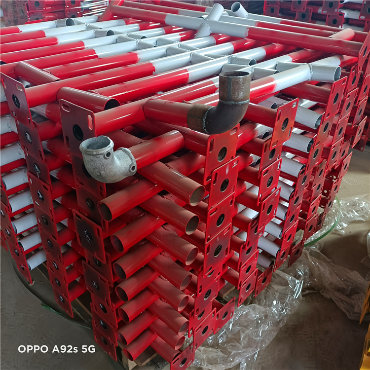 楼梯扶手立杆  临时楼梯防护栏扶手建筑 工地楼梯临时安全用防护栏