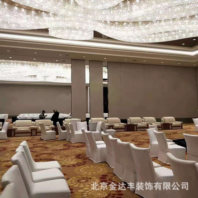 电动活动隔断墙酒店移动屏风会议