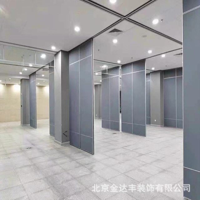 宴会厅电动活动隔断办公室接待室可电动移动隔断工厂加工定制直销