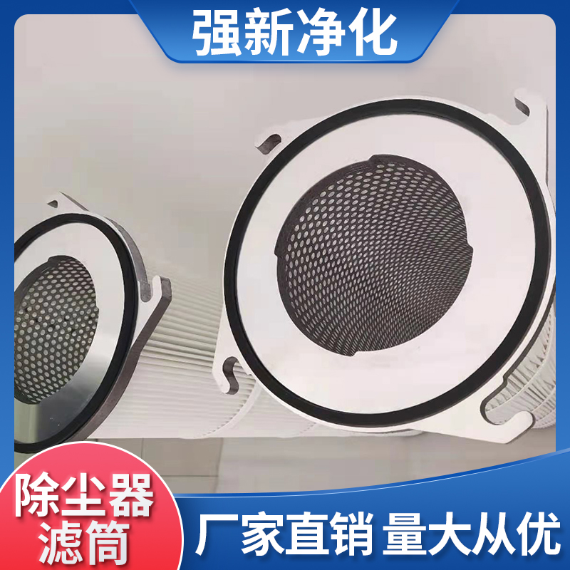 强新净化 除尘器滤筒卡盘式除尘滤筒  四耳除尘滤筒 防静电除尘滤芯 厂家直供