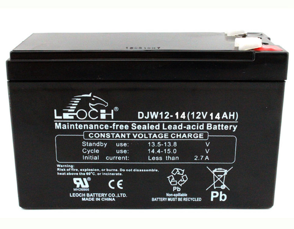 LEOCH理士蓄电池DJW12-14 12V14AH 电力设备 UPS电源 应急照明 计算机设备 