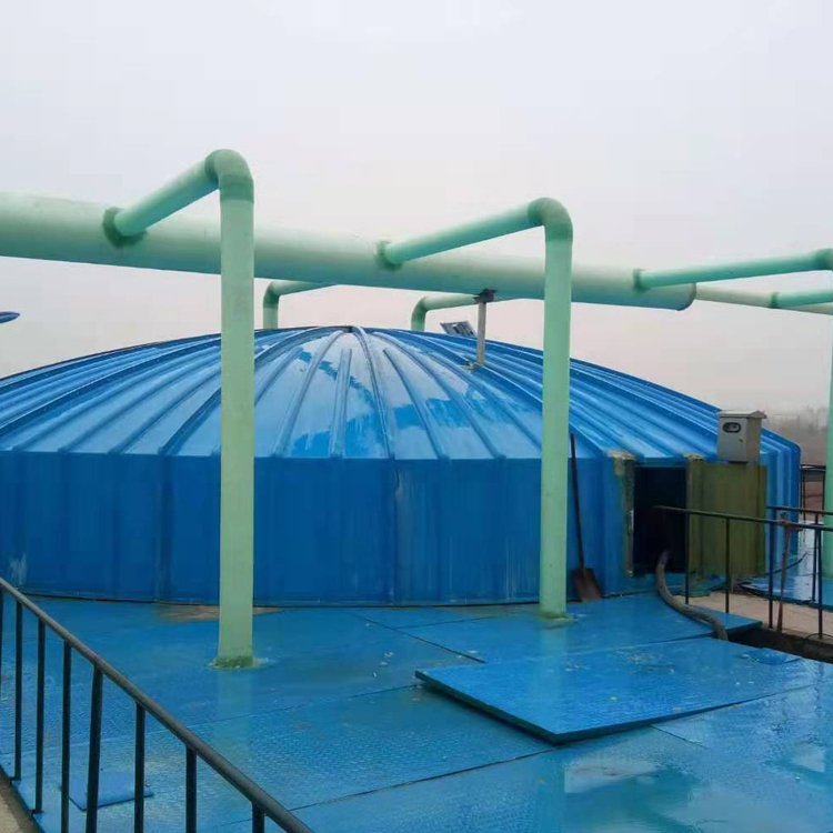 玻璃钢污水池盖板 玻璃钢弧形盖板按需供应