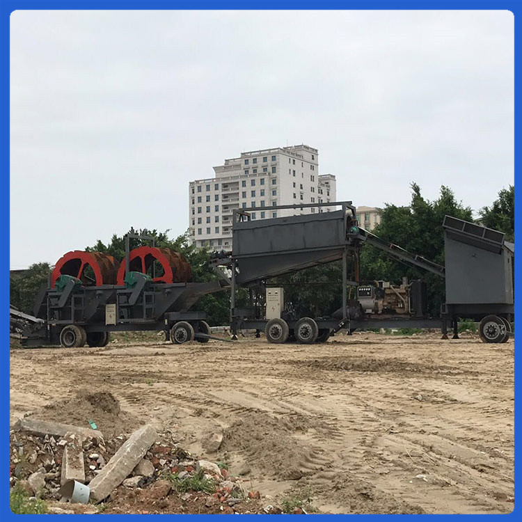 洗沙机厂家 工地用 青州水洗轮