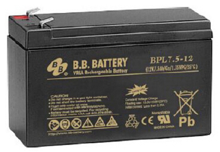 美美BB蓄电池BPL7.5-12 12V7.5AH UPS免维护应急灯电源太阳能通讯