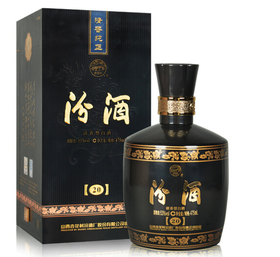 汾酒金奖黑坛20年专卖 单瓶销售 上海供货