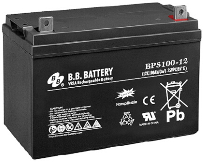 美美BB蓄电池BPS100-12 12V100AH直流屏电柜 UPS电源用 通讯用蓄电池
