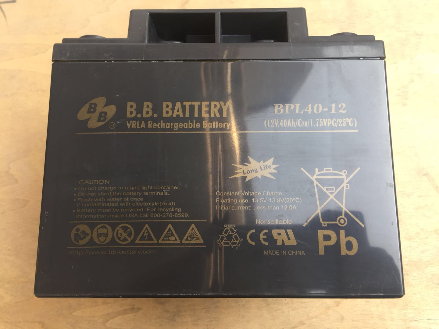 美美BB蓄电池BPL40-12 12V40AH 直流屏 电力通信UPS现货