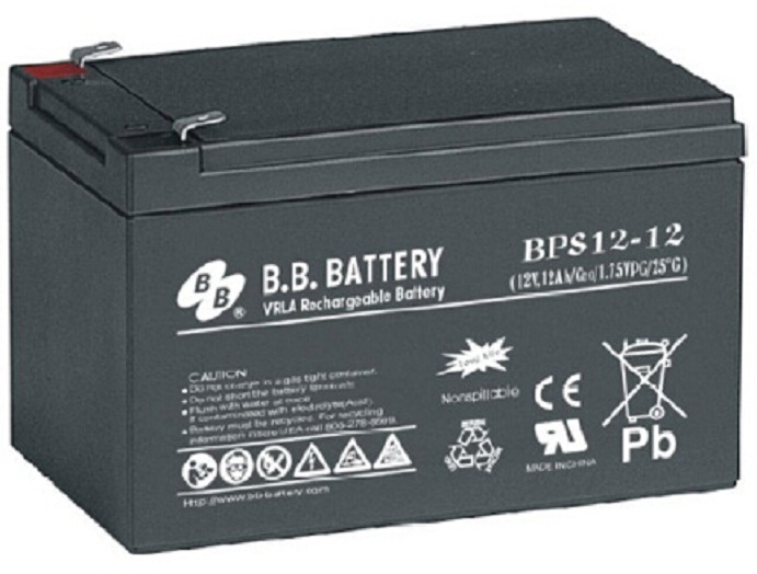 美美BB蓄电池BPS12-12 12V12AH高功率长寿命 消防警报应急