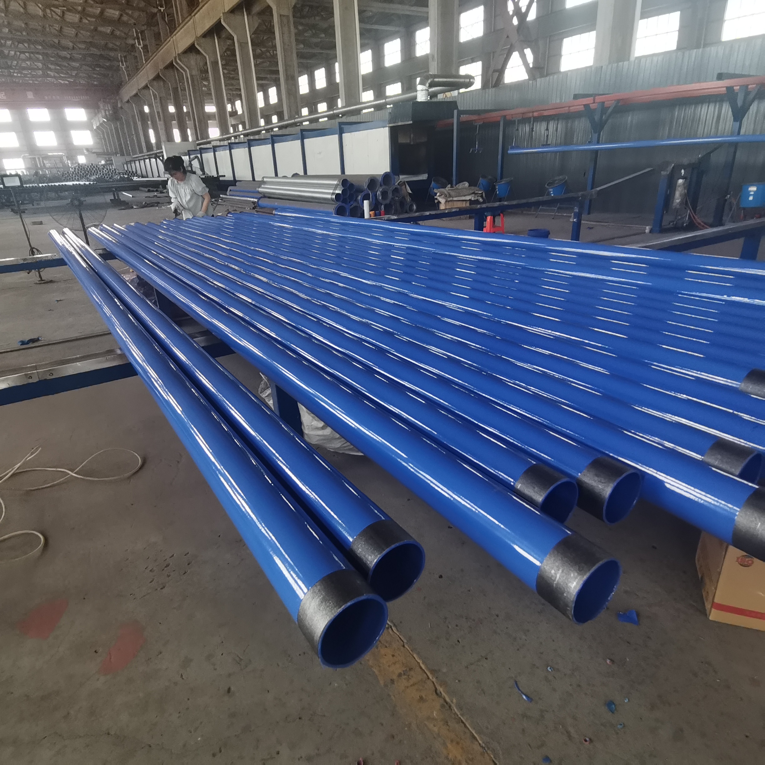 河北洋涌管道 FBE防腐钢管 矿用双抗涂塑复合钢管 质量稳定 给排水内涂塑钢管 阻燃性好