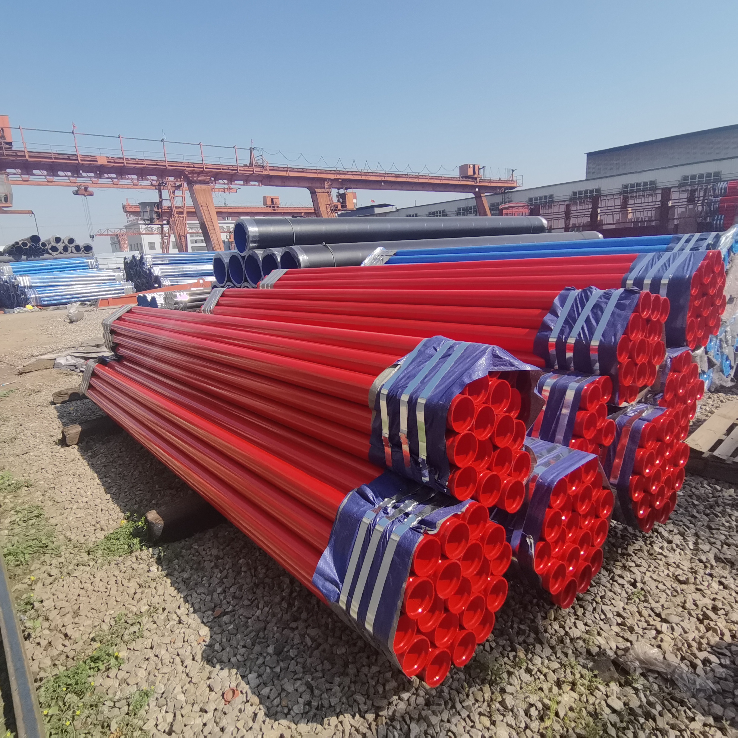 洋涌管道销售 涂塑复合钢管 质优材料  建筑消防走水管道 安装简单 诚信品质