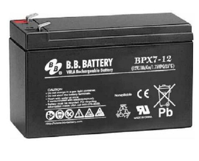 美美BB蓄电池BPX7-12 12V7AH 直流屏电柜 UPS电源 风能发电机蓄电池
