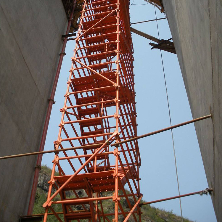 现货供应 高墩施工用安全爬梯 施工人行通道安全爬梯 建筑桥梁安全爬梯