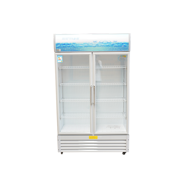 商用啤酒柜 双门展柜 风冷啤酒柜供应
