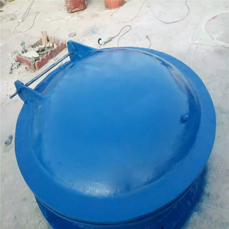 圆形100mm铸铁拍门 管道铸铁拍门批量销售 瑞鑫水工