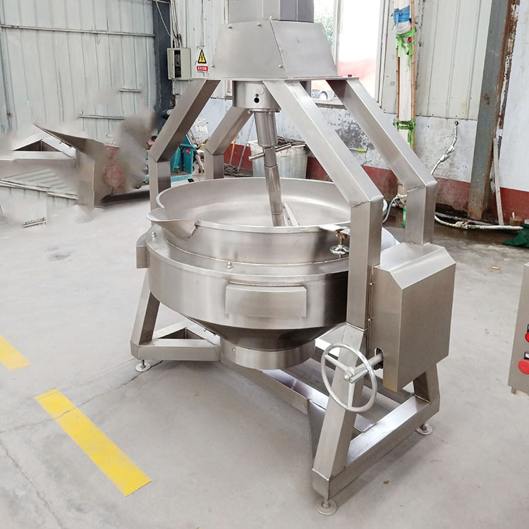 华力现货行星搅拌炒锅 甜面酱炒酱搅拌炒锅 小龙虾酱料炒料机