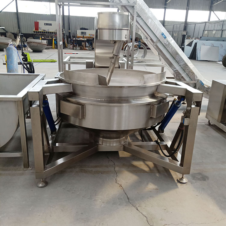 多爪行星搅拌炒锅 辣椒酱料炒锅 火锅底料炒料机 燃气加热炒锅设备