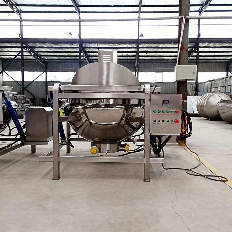 供应电加热熬油锅 可倾式搅拌夹层锅 调味品加工食品机械 型号全