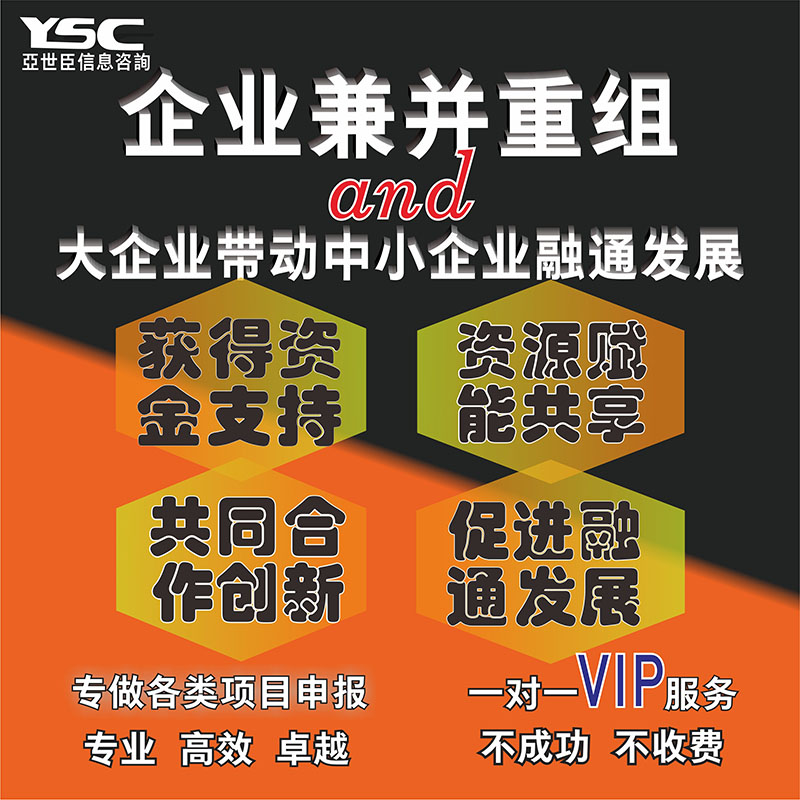 项目申报/企业兼并重组/可研性报告/高企认定/体系认证/商业计划书