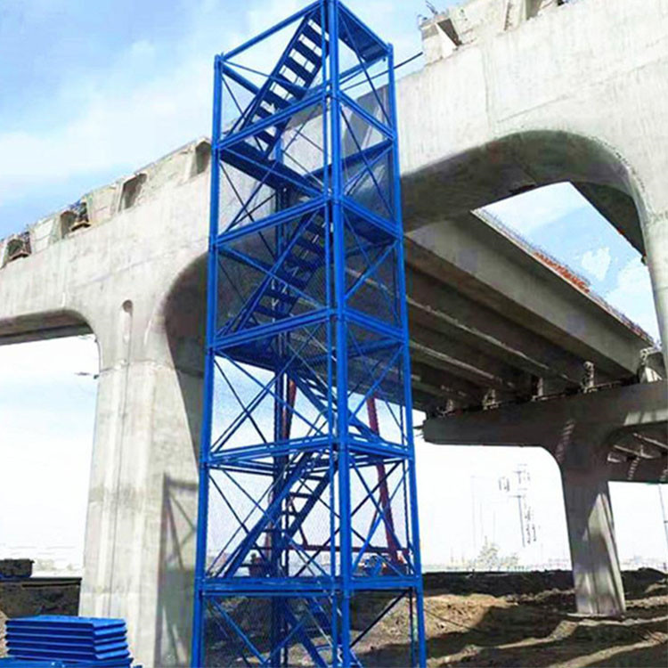 利科销售 挂网式安全梯笼 铁路施工安全梯笼 组合框架式安全梯笼 来电订购