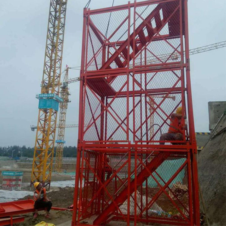 现货供应 组合框架式安全梯笼 建筑用挂网式梯笼 建筑施工用安全梯笼 规格多样
