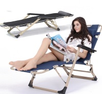 尚峰办公室午休椅躺椅三折床礼品应急沙滩户外钢管简易单人折叠床