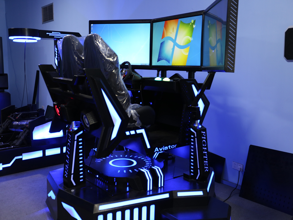 VR赛车VR三屏赛车vr大型游戏机vr大型商场游戏项目vr体感设备 