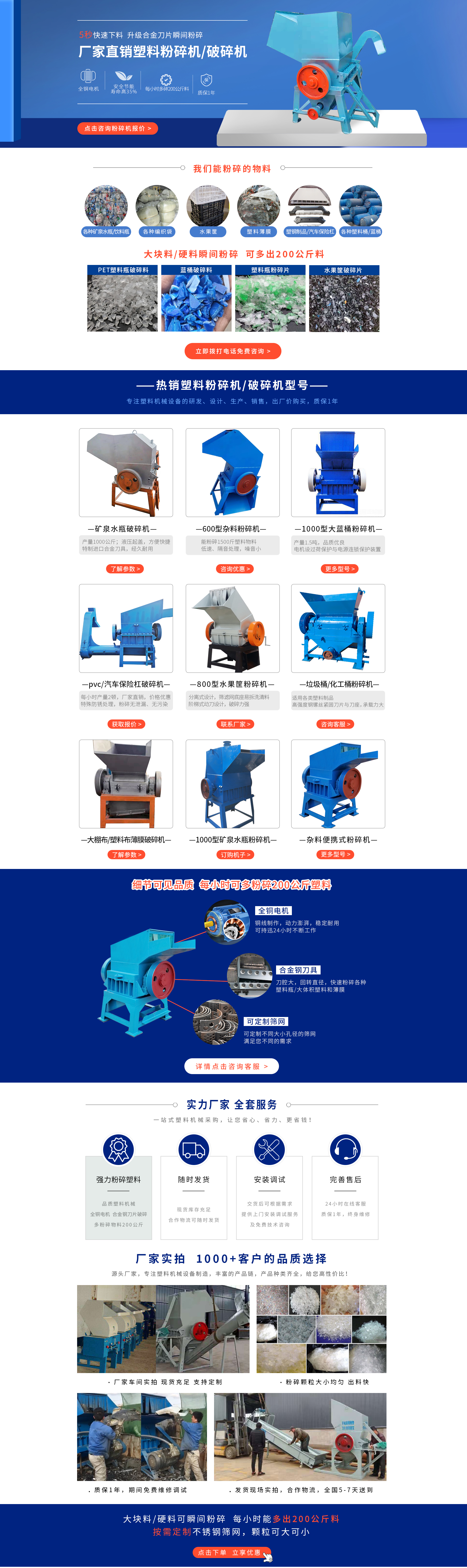 1200型大蓝桶粉碎机厂家