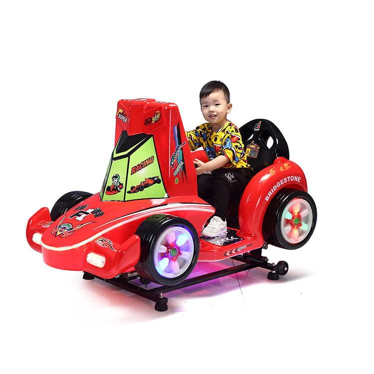 2021新款F1环游3D赛车摇摇车 蓝色3D环游赛车 现货供应