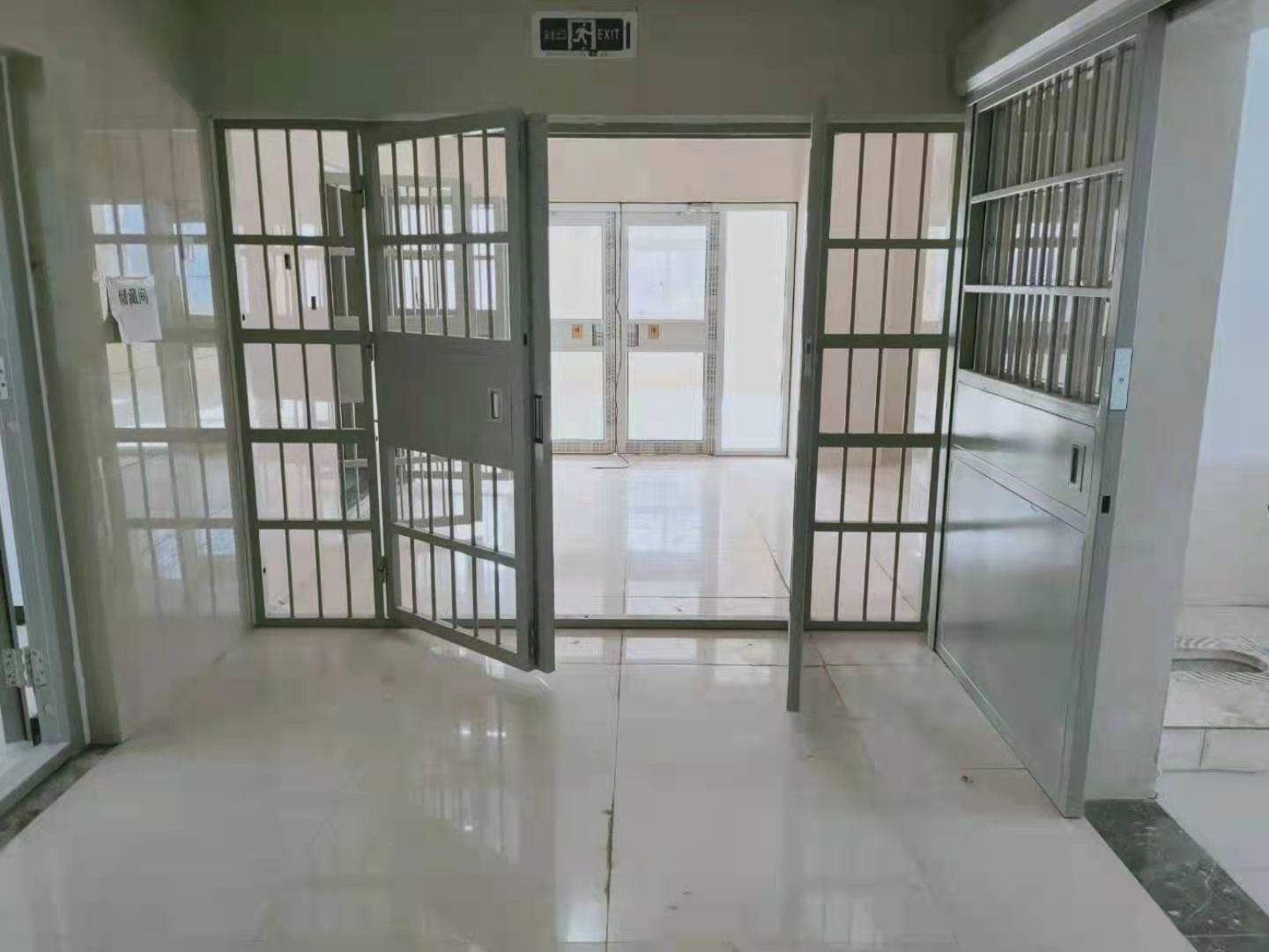 北京监舍门生产厂家 通道栅栏门 全通透栅栏门 自关现象